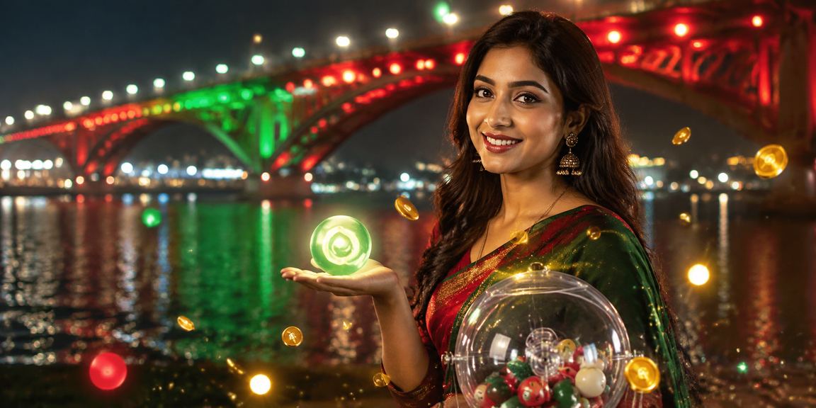 ময়মনসিংহে লাল-সবুজ থিমে লটারি প্রোমোশন